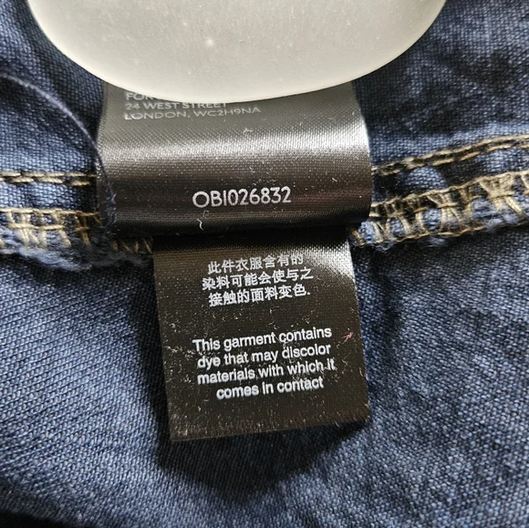 Free People Dylan Babydoll Shacket LS High Low Hem Front Pearl Snaps Blue Sm NWT - Picture 6 of 14